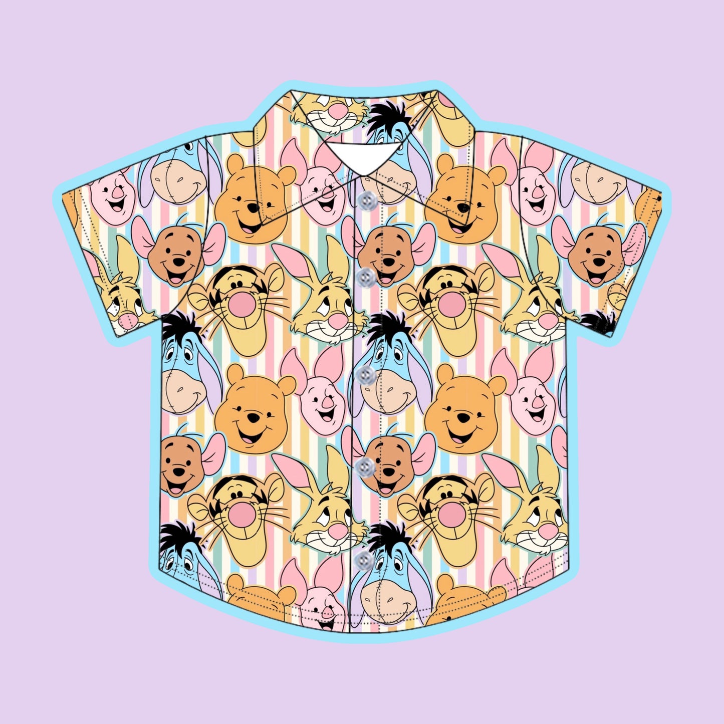 POOH & FRIENDS BOYS SHIRT