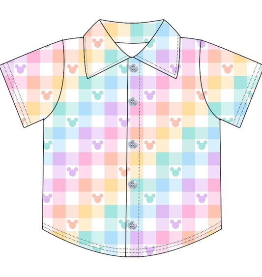 GINGHAM BOYS SHIRT