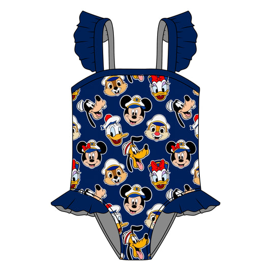 NAVY CRUISE / RUFFLE SWIM