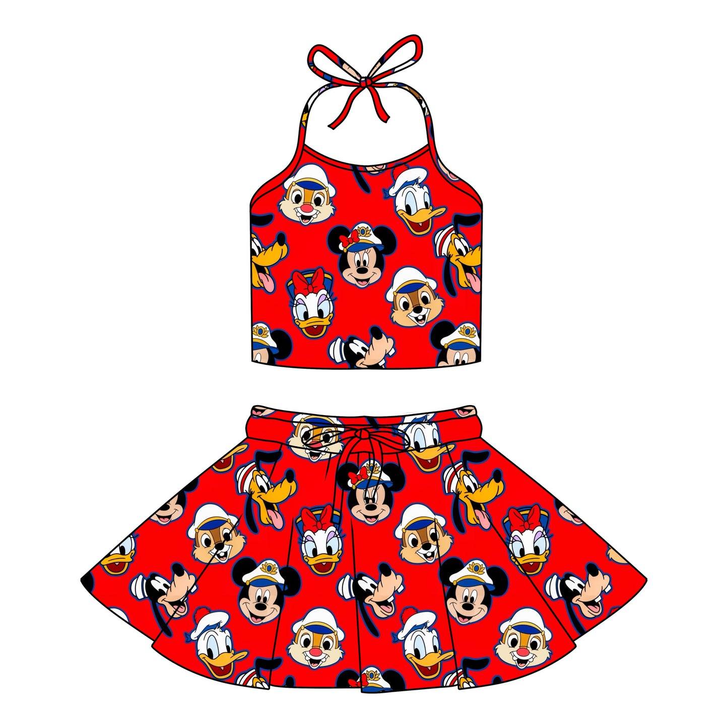 CRUISE / GIRLS HALTER SET