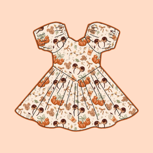 FALL ON MAIN BABY DOLL DRESS
