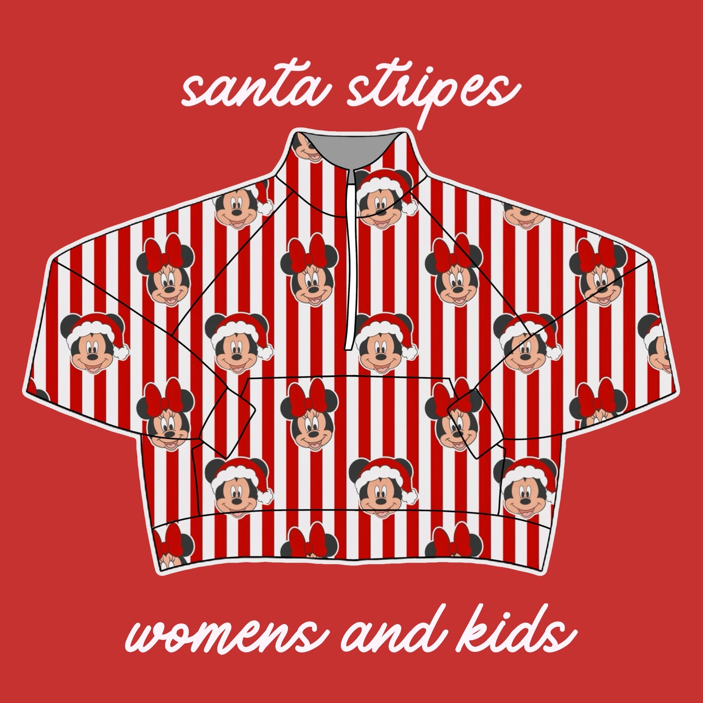 SANTA STRIPES / PULLOVER