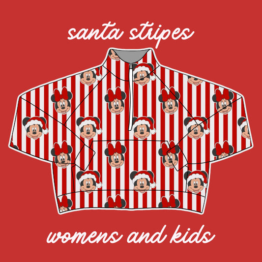 SANTA STRIPES / PULLOVER