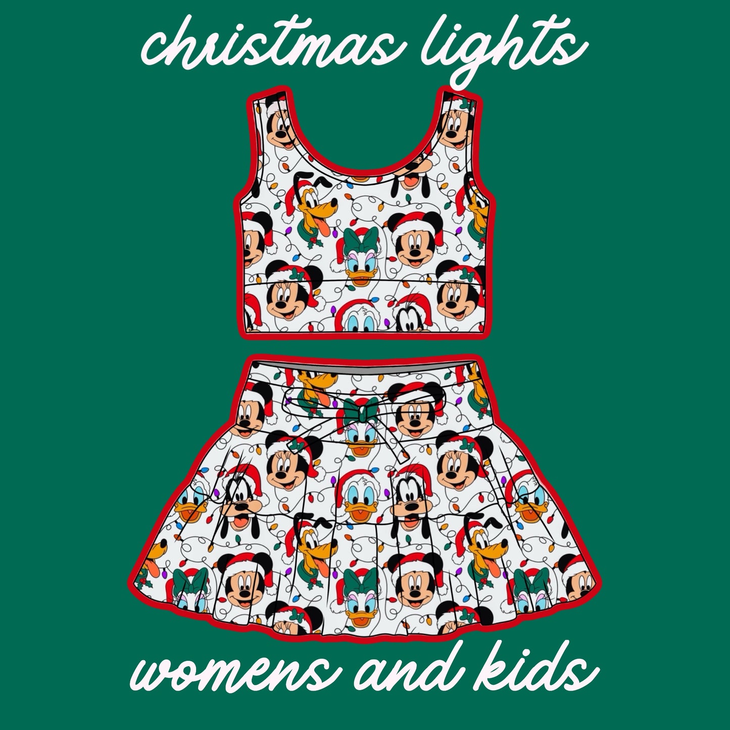 CHRISTMAS LIGHTS / TULLE SET