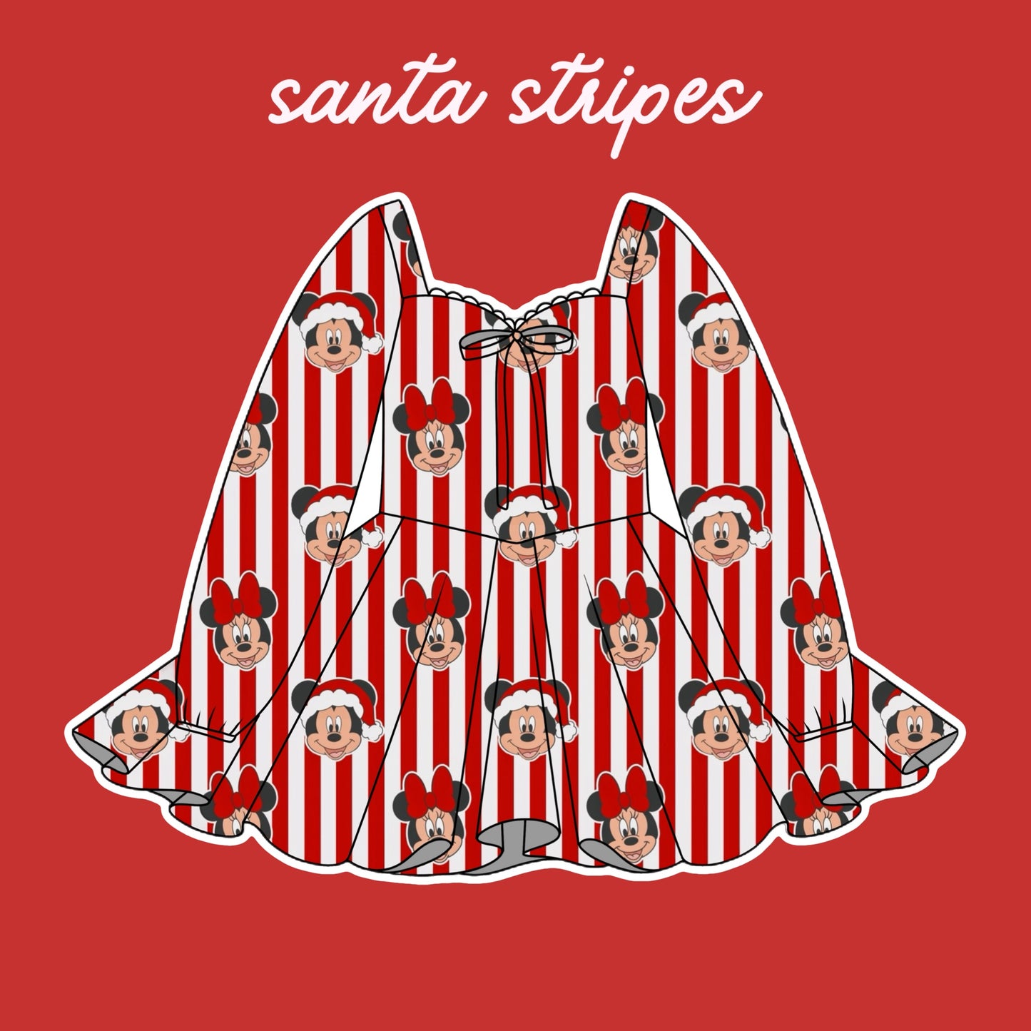 SANTA STRIPES / DRESS