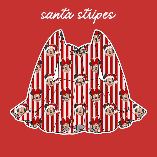 SANTA STRIPES / DRESS