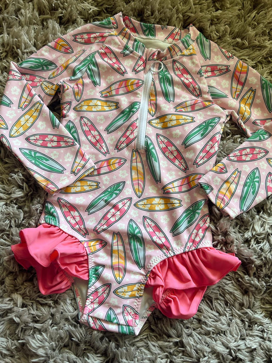 SURFIN LONG SLEEVE SWIM 3T