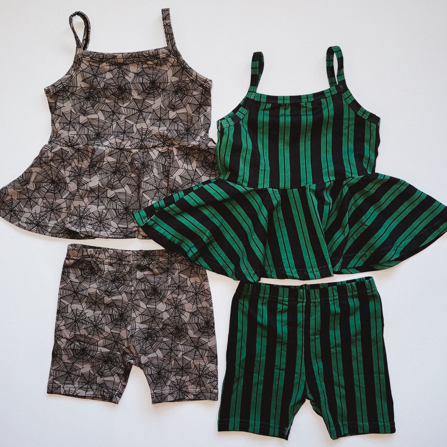 HAUNTED MANSION STRIPES / PEPLUM SET