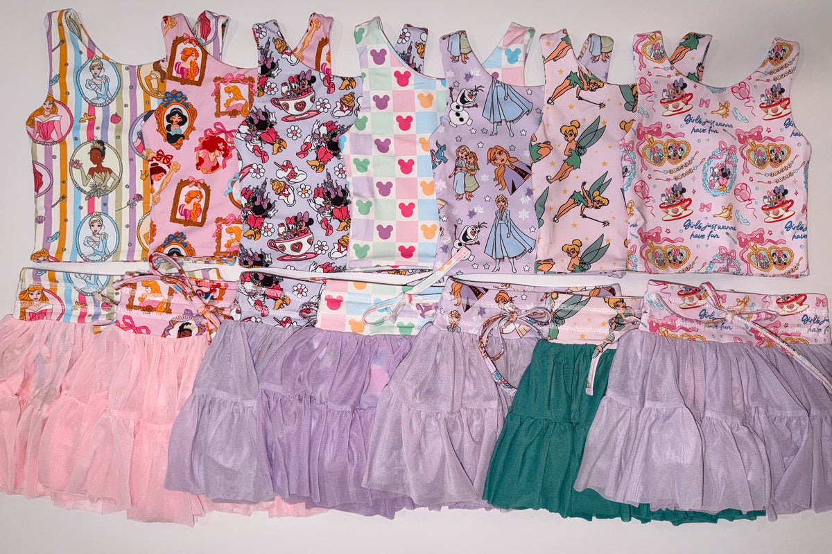 READY TO SHIP TANK & TULLE SKIRTS / MULTIPLE PRINTS