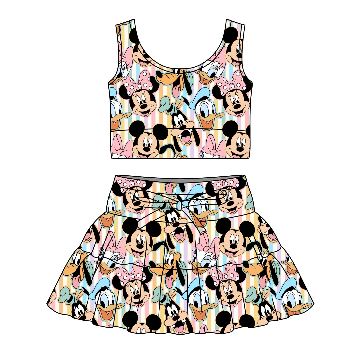 PASTEL MAGICAL BESTIES / WOMENS TULLE SET