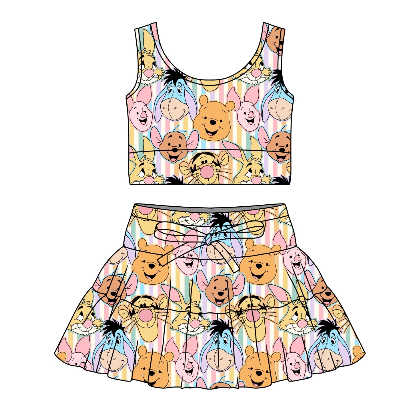 POOH & FRIENDS / GIRLS TULLE SET