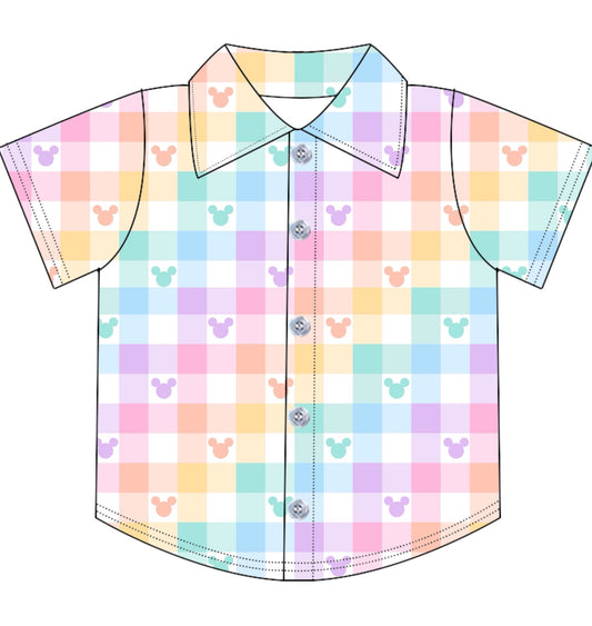 GINGHAM / BOYS SHIRT