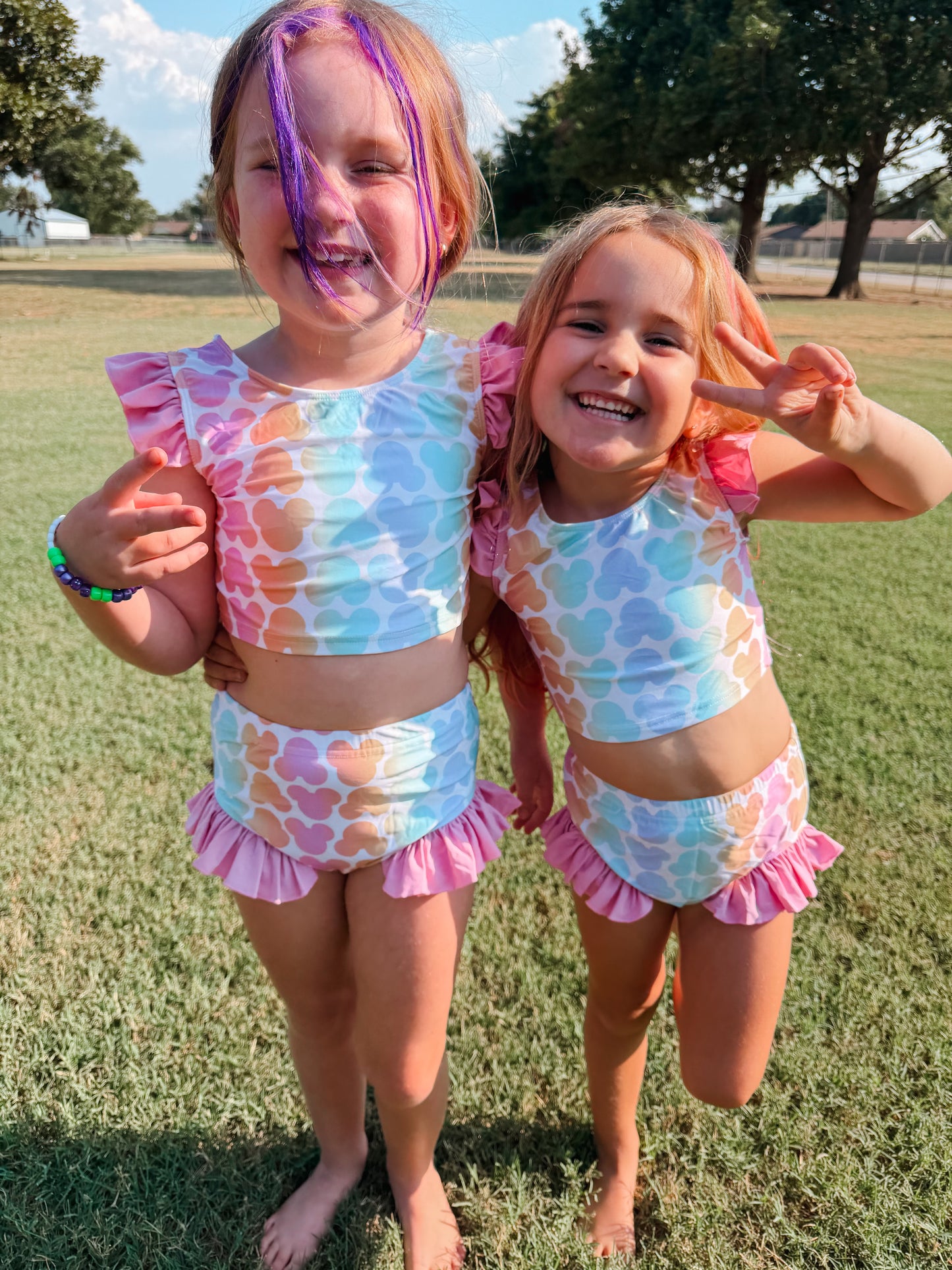 RAINBOW MM / RUFFLE SWIM