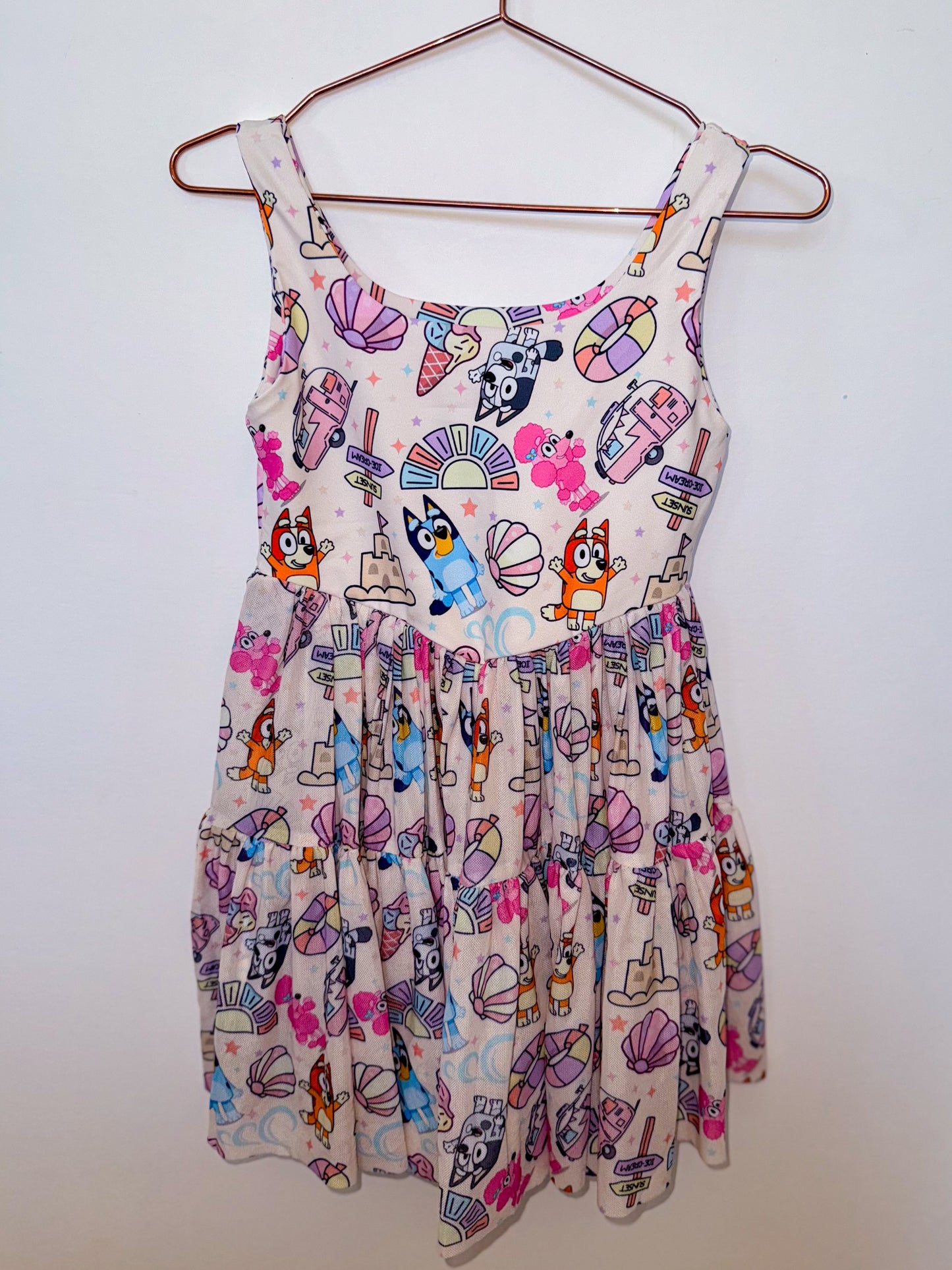 SUMMER BLUEY TULLE DRESS