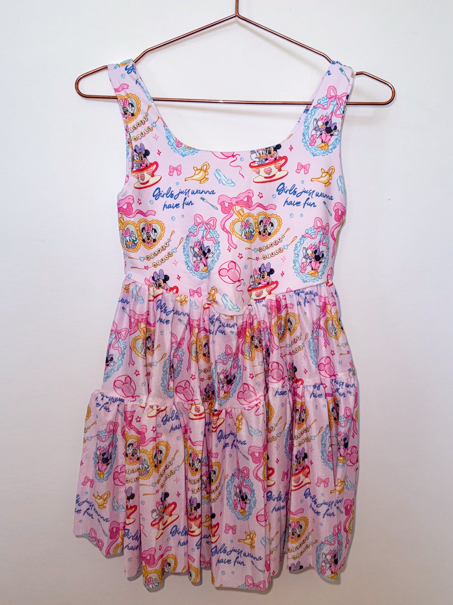 GIRLS JUST WANNA HAVE FUN TULLE DRESS