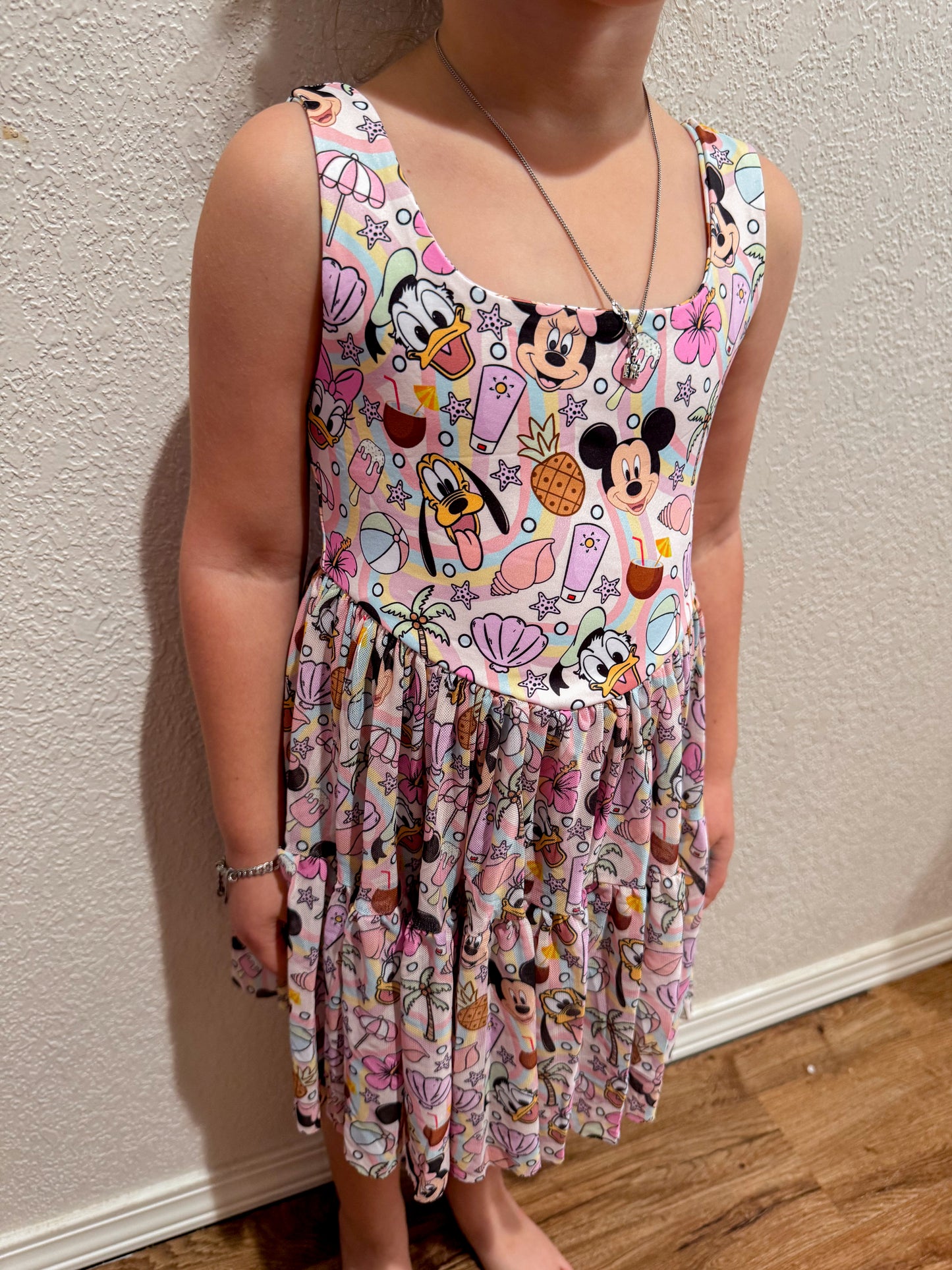 SUMMER BLUEY TULLE DRESS