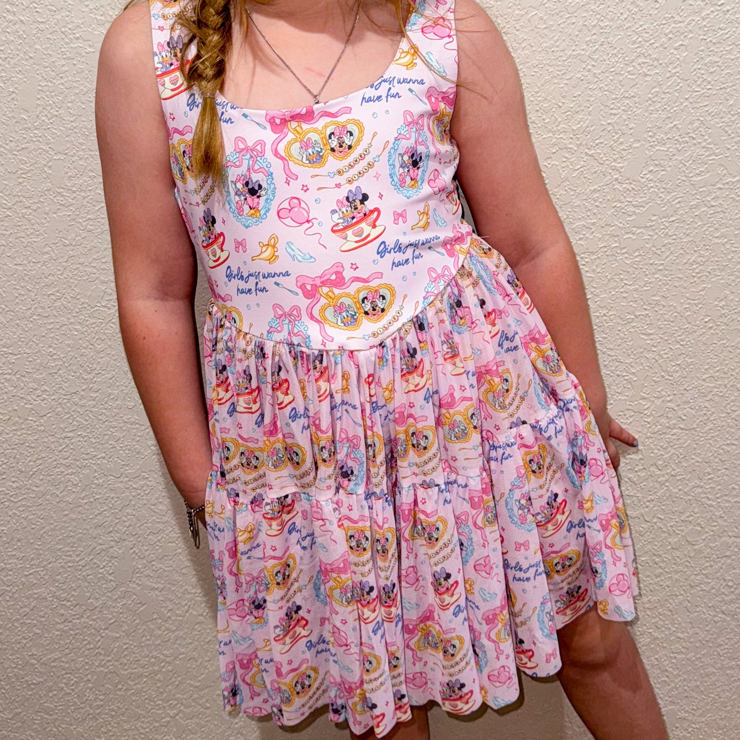 SUMMER BLUEY TULLE DRESS