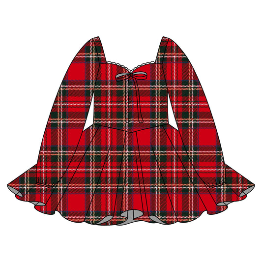CHRISTMAS PLAID DRESS