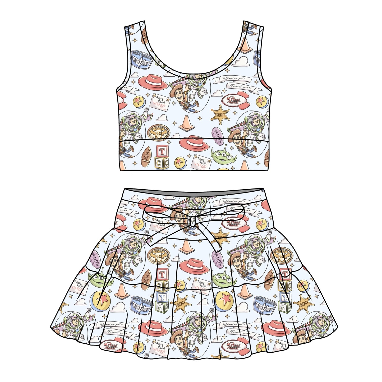 TOY STORY / WOMENS TULLE SET