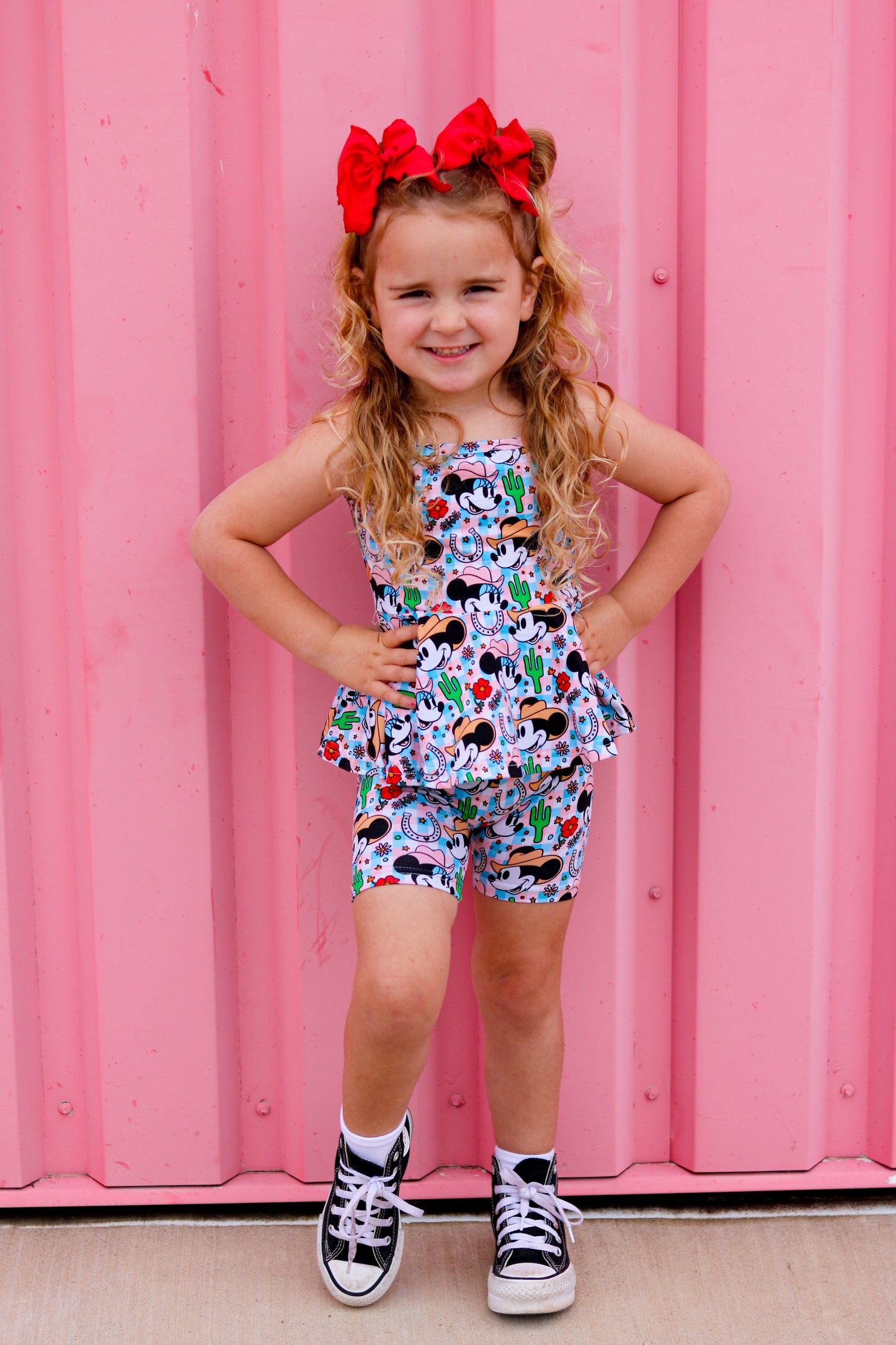 C & D / PEPLUM SET