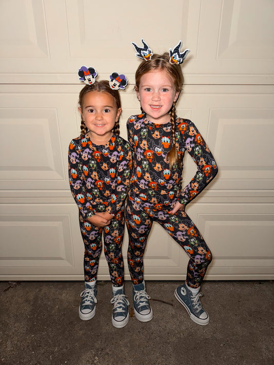 SPOOKY PALS / LONG SLEEVE BAMBOO JAMMIES