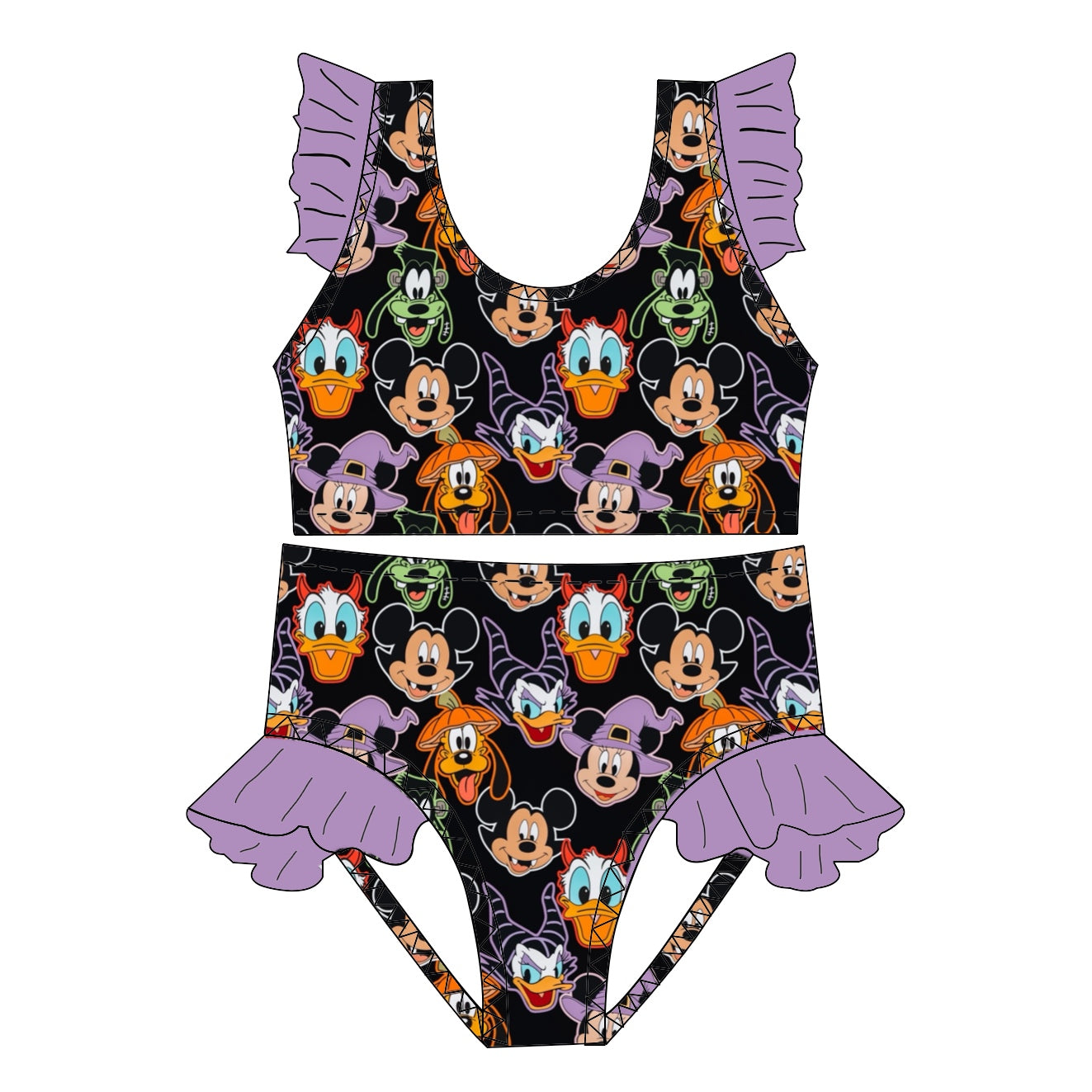 GIRLS SWIMSUIT / SPOOKY PALS