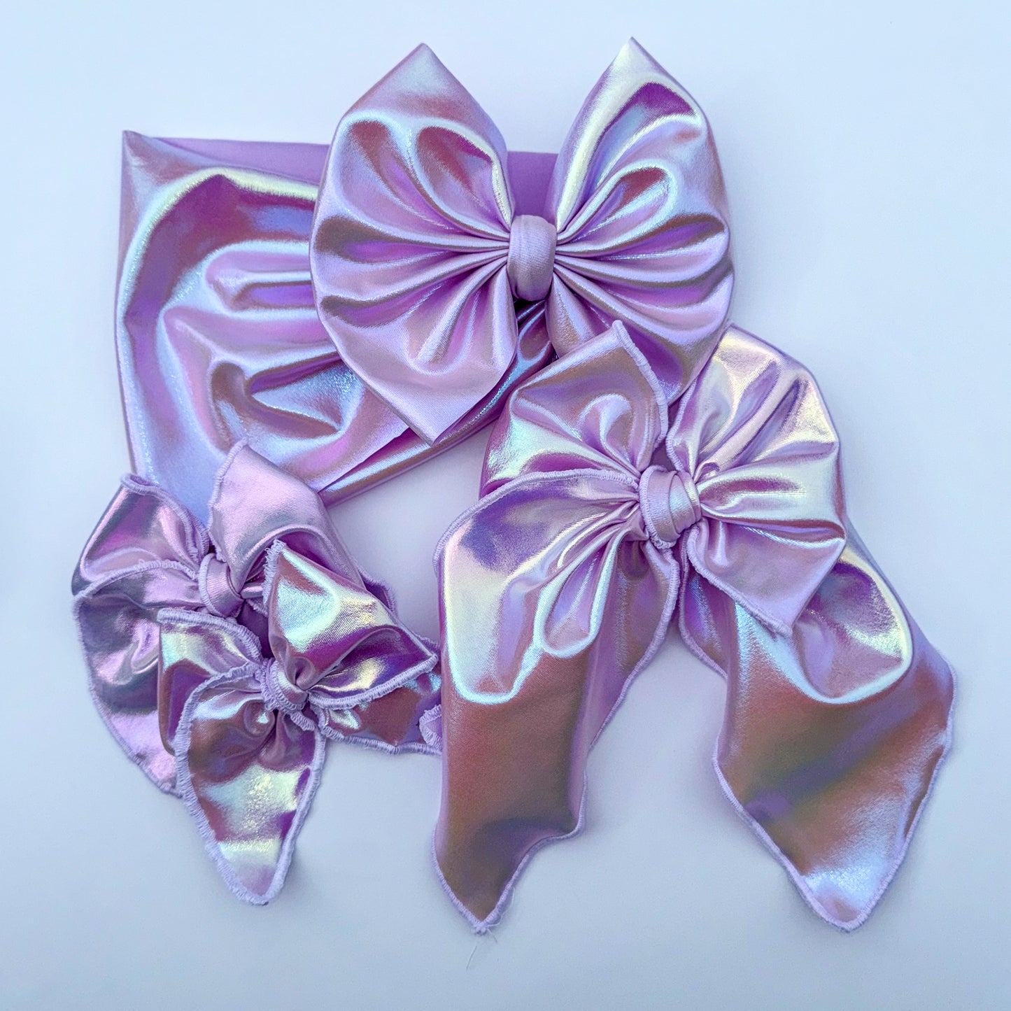 PURPLE IRIDESCENT BOW