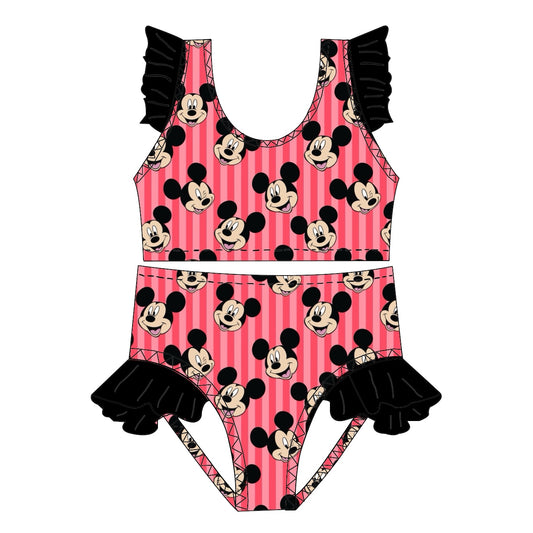 STRIPE MICKEY / RUFFLE SWIM