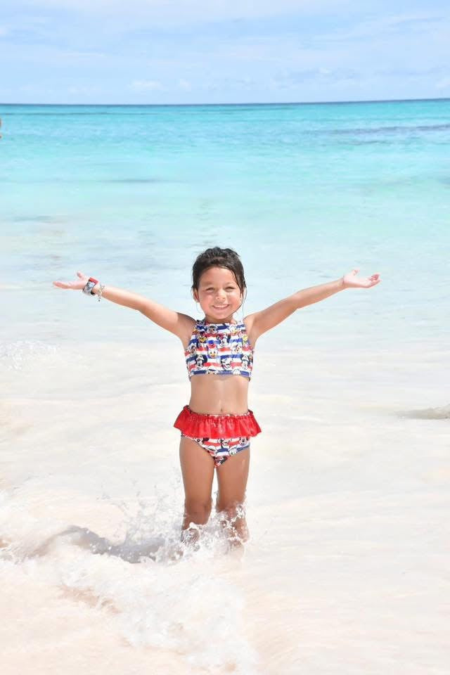 STRIPE CRUISE / BOW SWIM SUIT