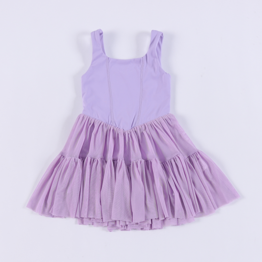 PURPLE TULLE ATHLETIC DRESS